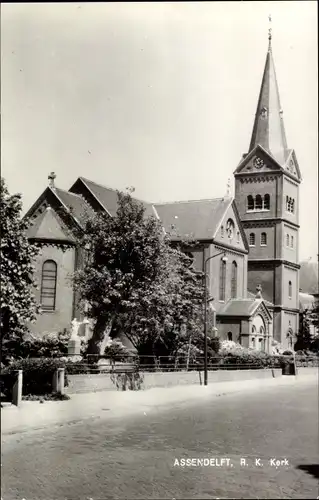 Ak Assendelft Nordholland Niederlande, R. K. Kerk