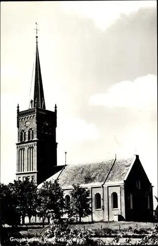 Ak Grootebroek Nordholland, Ned. Herv. Kerk