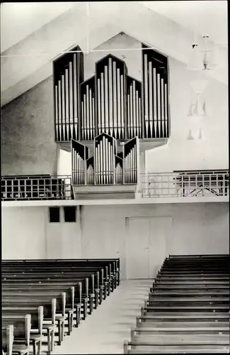 Ak Badhoevedorp Nordholland Niederlande, Ned. Herv. Immanuelkerk, Orgel