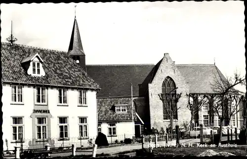 Ak Beets Nordholland Niederlande, N. H. Kerk en Rusthuis