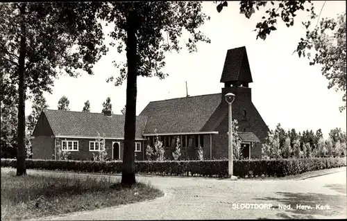 Ak Slootdorp Nordholland, Ned. Herv. Kerk