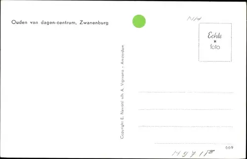 Ak Zwanenburg Nordholland Niederlande, Ouden van dagen-centrum