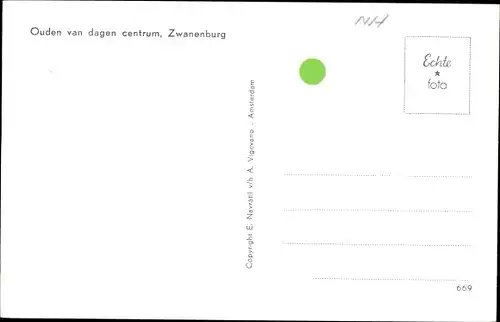 Ak Zwanenburg Nordholland Niederlande, Ouden van dagen centrum