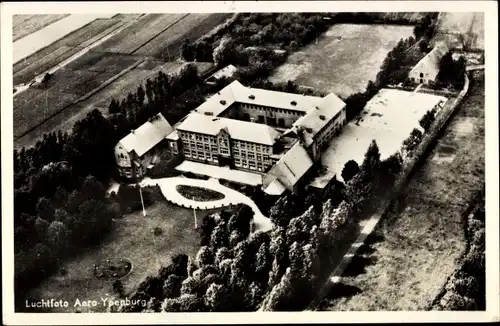 Ak Hoorn Nordholland Niederlande, St. Bonifacius Missiehuis, Luftaufnahme