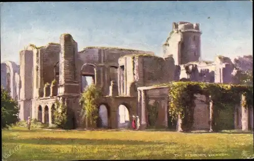 Künstler Ak Lakhnau Lucknow Indien, The Residency