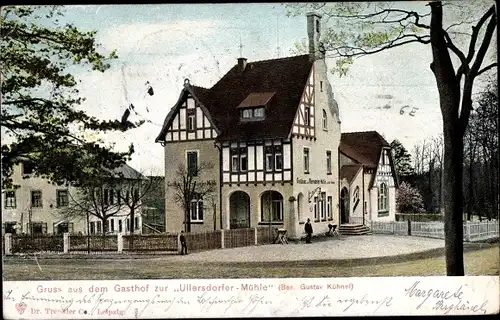 Ak Dresden Altstadt, Gasthof zur Ullersdorfer Mühle