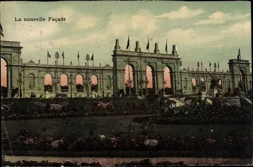 Ak Bruxelles Brüssel, Exposition 1910, La nouvelle Facade