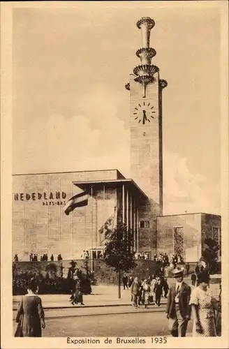 Ak Bruxelles Brüssel, Exposition 1935, Nederland