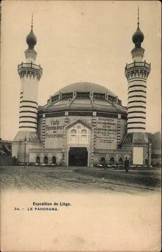 Ak Liège Lüttich Wallonien, Exposition 1905, Le Panorama