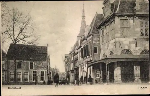 Ak Hoorn Nordholland Niederlande, Kerkstraat