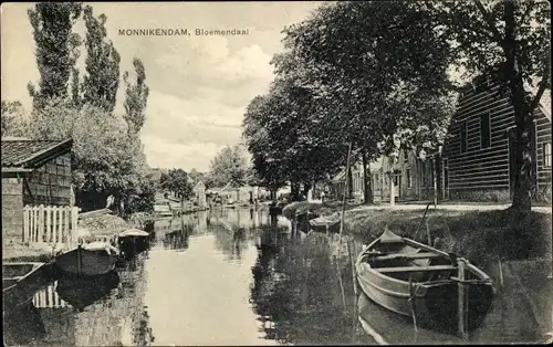 Ak Monnikendam Waterland Nordholland Niederlande, Bloemendaal