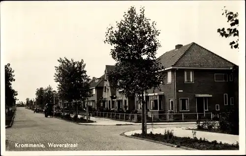 Ak Krommenie Zaanstad Nordholland Niederlande, Weverstraat