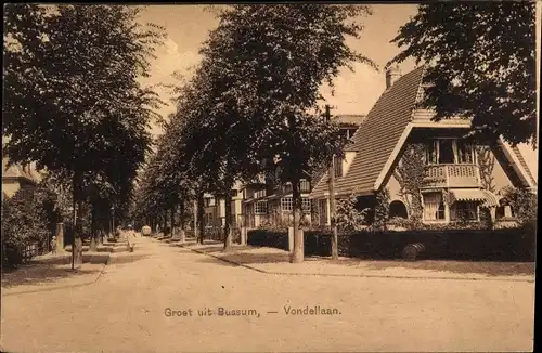 Ak Bussum Nordholland Niederlande, Vondellaan