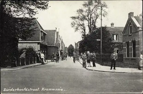 Ak Krommenie Zaanstad Nordholland Niederlande, Zuiderhoofdstraat