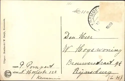 Ak Krommenie Zaanstad Nordholland Niederlande, Zuiderhoofdstraat