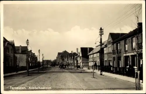 Ak Terneuzen Zeeland Niederlande, Axelschestraat