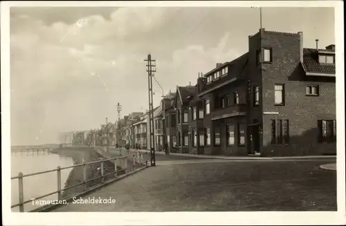 Ak Terneuzen Zeeland Niederlande, Scheldekade