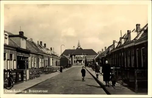 Ak Oost Souburg Zeeland Niederlande, Braamstraat