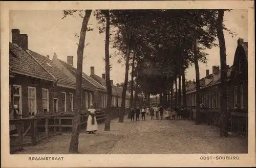 Ak Oost Souburg Zeeland Niederlande, Braamstraat