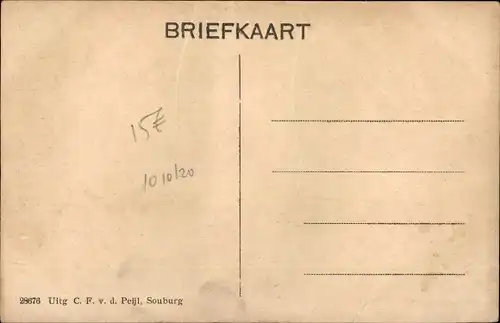 Ak Oost Souburg Zeeland Niederlande, Kanaalstraat