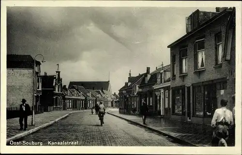 Ak Oost Souburg Zeeland Niederlande, Kanaalstraat