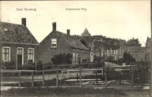 Ak Oost Souburg Zeeland Niederlande, Ritthemsche Weg