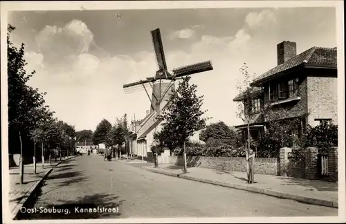 Ak Oost Souburg Zeeland Niederlande, Kanaalstraat