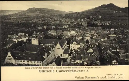 Studentika Ak Jena in Thüringen, Offizielle Universitätskarte Nr. 5, neue Universität