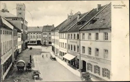 Ak Moosburg an der Isar, Herrnstraße, Gasthaus
