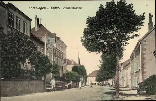 Ak Lorquin Lörchingen Lothringen Moselle, Hauptstraße