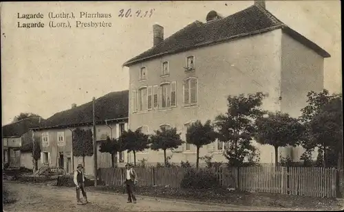 Ak Gerden Lagarde Lothringen Moselle, Pfarrhaus