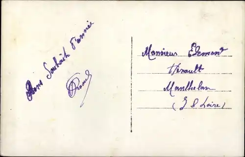 Ak Glückwunsch Neujahr, Frau in einem Flugzeug, Fotomontage