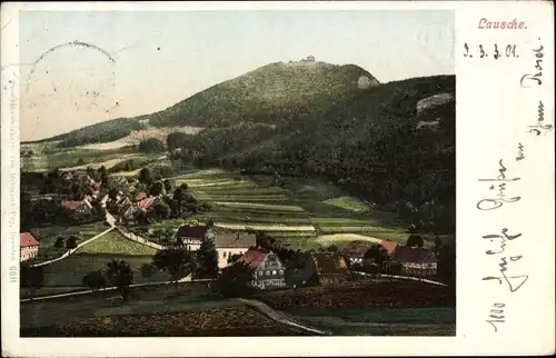 Ak Waltersdorf Großschönau in der Oberlausitz, Lausche, Panorama