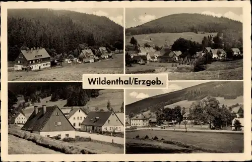 Ak Wildenthal Eibenstock im Erzgebirge, Ortspartien