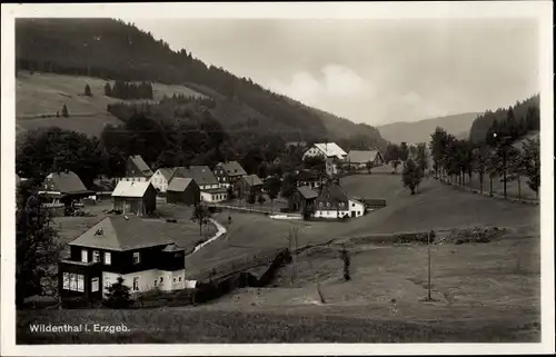 Ak Wildenthal Eibenstock im Erzgebirge, Blick auf den Ort