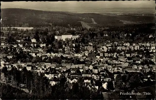 Ak Friedrichroda Thüringen, Panorama, Luftbild
