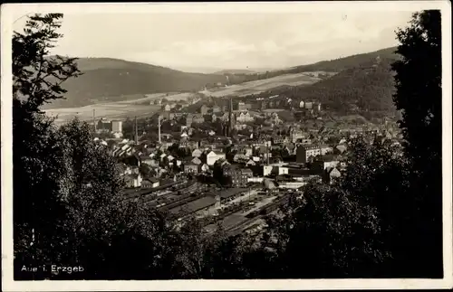 Ak Aue im Erzgebirge Sachsen, Panorama