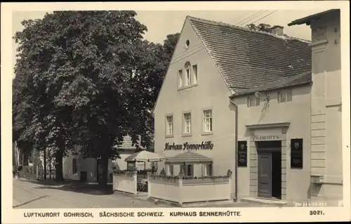 Ak Gohrisch Sächsische Schweiz, Kurhaus Sennerhütte, Außenansicht