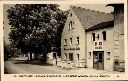 Ak Gohrisch Sächsische Schweiz, HO Gaststätte Kurhaus Sennerhütte