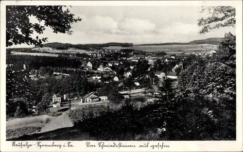 Ak Neusalza Spremberg in Sachsen, Panorama, Von den Schmiedesteinen aus gesehen