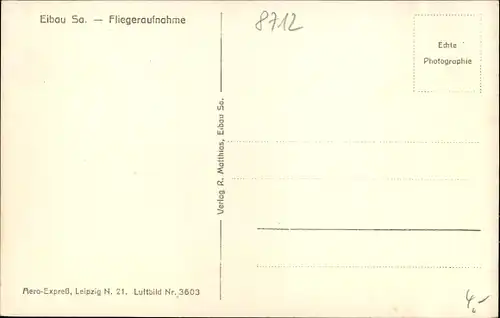 Ak Eibau Kottmar in der Oberlausitz, Panorama, Fliegeraufnahme