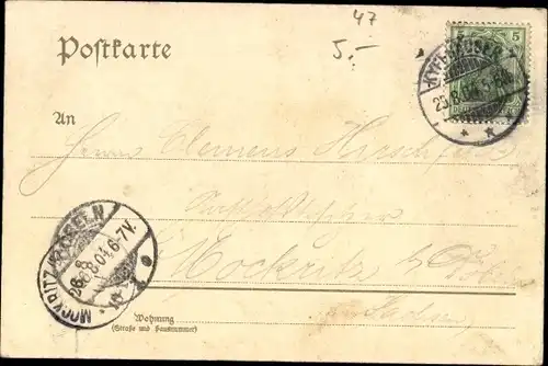 Passepartout Ak Steinthaleben Kyffhäuserland in Thüringen, Kyffhäuser, Kaiser Wilhelm Denkmal