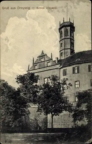 Ak Droyßig im Burgenlandkreis, Schloss