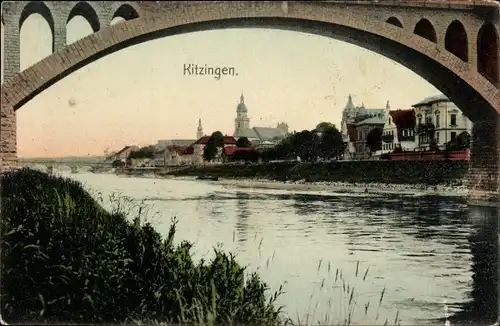 Ak Kitzingen in Mainfranken Bayern, Ortsansicht