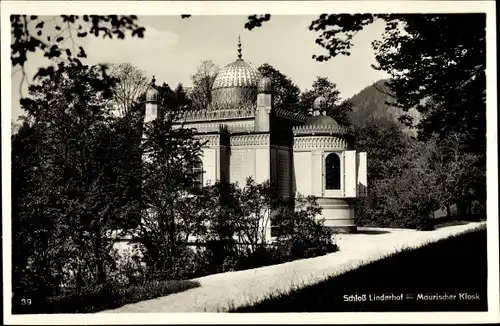 Ak Linderhof Ettal Oberbayern, Schloß Linderhof, Maurischer Kiosk