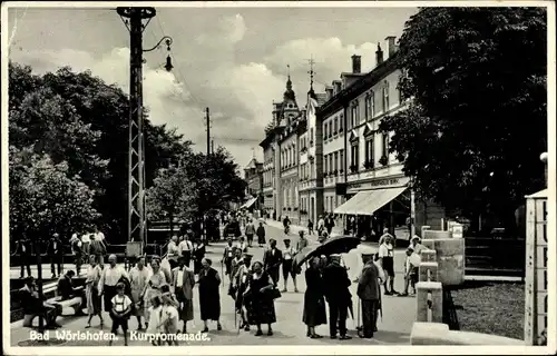Ak Bad Wörishofen im Unterallgäu, Kurpromenade
