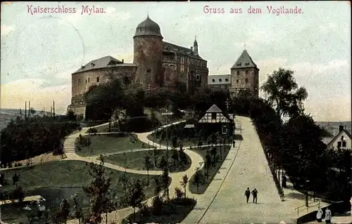 Ak Mylau Reichenbach im Vogtland, Kaiserschloss