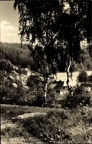 Ak Gornsdorf im Erzgebirge, Teilansicht