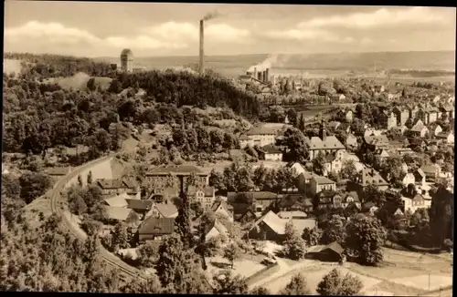 Ak  Oelsnitz im Erzgebirge, Panorama