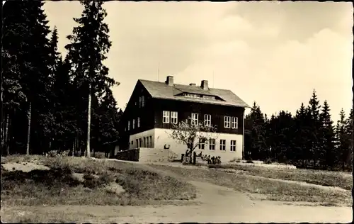 Ak Hormersdorf Zwönitz im Erzgebirge Sachsen, Jugendherberge Adolf Hennecke